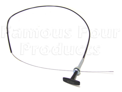 Bonnet Release Cable - Classic Range Rover 1986-95 Models - Body