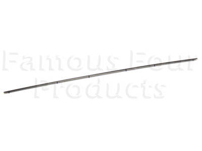 FF002061 - Rear Bumper Rubber Seal Metal Retaining Strip - Classic Range Rover 1986-95 Models