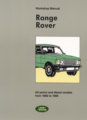 FF002081 - Land Rover 1986-1989 Workshop Manual - Classic Range Rover 1986-95 Models