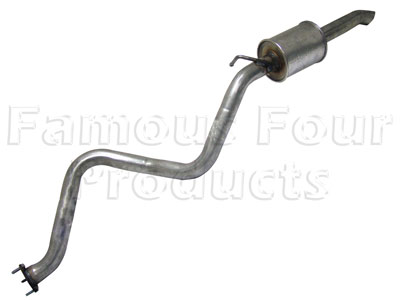 Rear Pipe & Silencer - Land Rover Discovery Series II - Exhaust