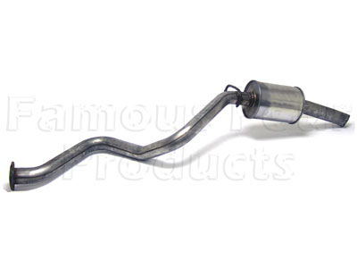 FF002213 - Rear Pipe & Silencer - Land Rover Discovery Series II