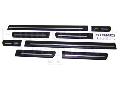 FF002347 - Rubbing Strip Kit with Silver Inserts - Land Rover Discovery Series II