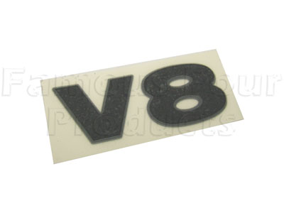 FF002353 - V8 Rear End Door Lettering - Land Rover Discovery Series II