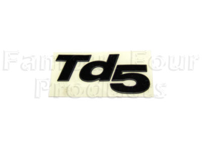 FF002355 - Td5 Rear End Door Lettering - Land Rover Discovery Series II