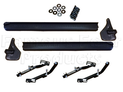 Rubberised Side Steps - Land Rover Discovery Series II - Accessories