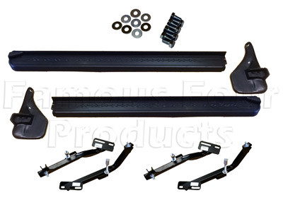 Rubberised Side Steps - Land Rover Discovery Series II (L318) - Accessories