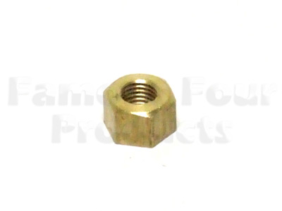 Exhaust Downpipe to Manifold BRASS Nut - Land Rover Series IIA/III - 2.25 Petrol Engine