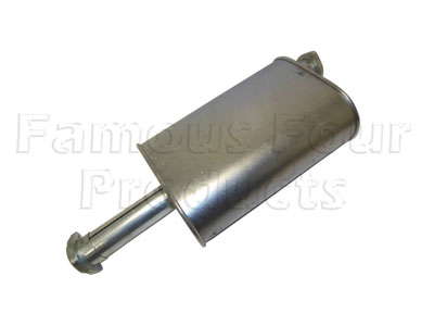 FF002490 - Centre Silencer for Single Pipe Exhaust System - Classic Range Rover 1970-85 Models