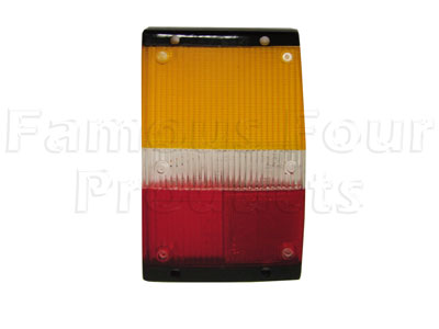 FF002530 - Rear End Lamp Lens ONLY (no Fog Lamp) - Classic Range Rover 1970-85 Models