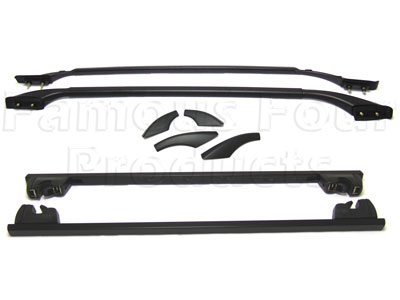 FF002773 - Roof Rack Rails with Cross Bars - Land Rover Freelander