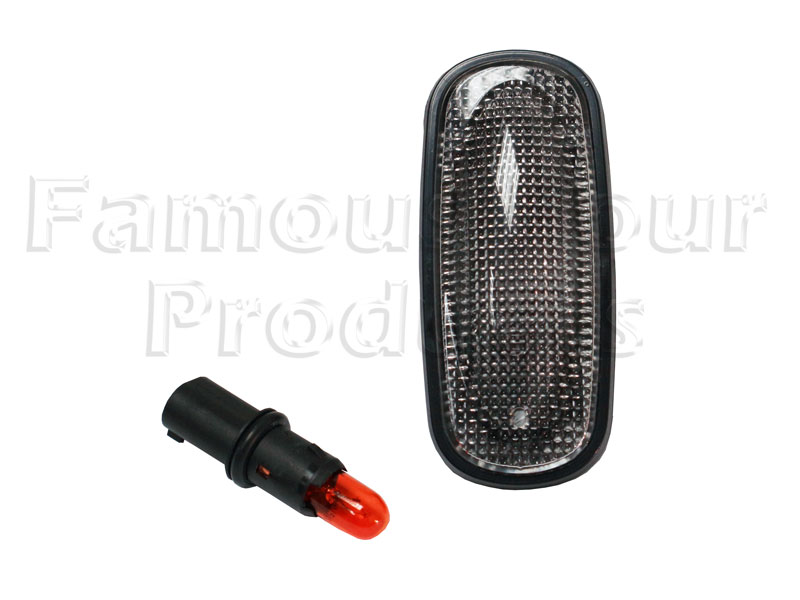 Side Repeater Lamp - Smoked - Land Rover 90/110 & Defender (L316) - Lighting