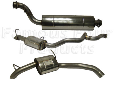 FF002951 - Twin Pipe Stainless Exhaust - Range Rover Second Generation 1995-2002 Models