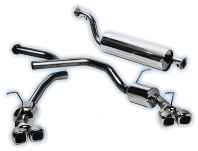 Twin Pipe Stainless Sports Exhaust - Range Rover Second Generation 1995-2002 Models (P38A) - Exhaust