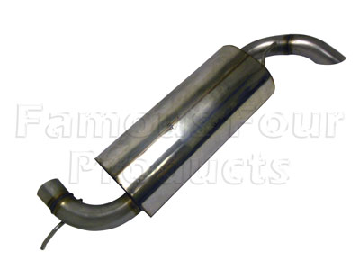 Stainless Sports Rear Silencer - Land Rover Freelander (L314) - Exhaust