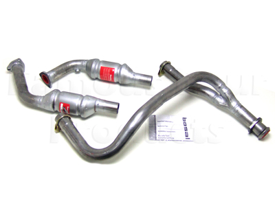 Downpipes with Catalytic Convertors - Range Rover Second Generation 1995-2002 Models (P38A) - Exhaust