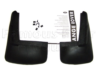 FF003249 - Mudflap Kit - Rear - Range Rover Second Generation 1995-2002 Models