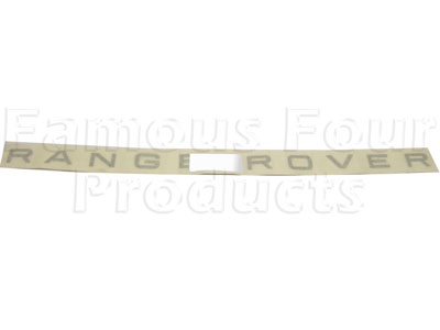 FF003333 - RANGE ROVER Bonnet Decal - Range Rover Second Generation 1995-2002 Models