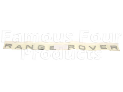 FF003334 - RANGE ROVER Bonnet Decal - Range Rover Second Generation 1995-2002 Models