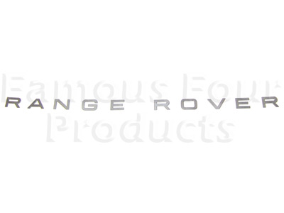RANGE ROVER Tailgate Decal - Range Rover Second Generation 1995-2002 Models (P38A) - Body
