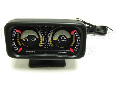 Pitch and Roll Dual  Dial Inclinometer - Land Rover General - Gift Ideas