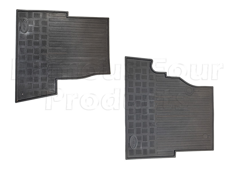 Footwell Rubber Mats - Land Rover Series IIA/III - Interior