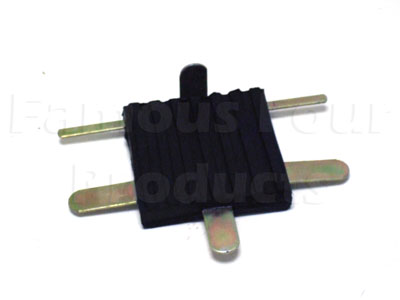 Clutch Pedal Rubber Pad - Land Rover Series IIA/III - Interior