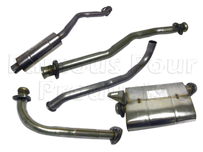 FF003572 - Stainless Exhaust System - Land Rover 90/110 & Defender