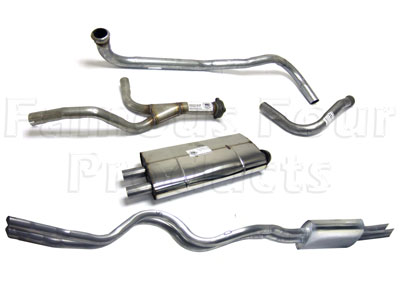 Stainless Exhaust System - Standard - Range Rover Classic 1970-85 Models - Exhaust