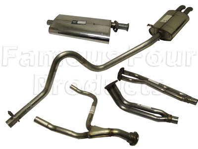 FF003581 - Stainless Exhaust System - Land Rover Discovery 1989-94