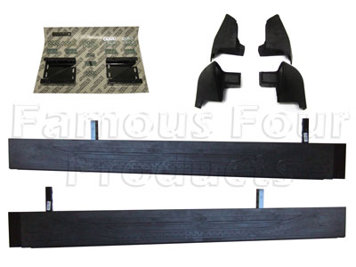 Rubberised Black Side Steps - Range Rover Second Generation 1995-2002 Models (P38A) - Accessories
