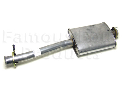Mild Steel Centre Silencer - Land Rover 90/110 & Defender (L316) - Individual Exhaust Parts