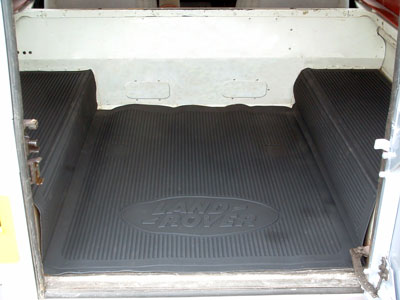 90 Extended Rear Loadspace Rubber Mat - Land Rover 90/110 & Defender (L316) - Interior Accessories