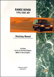 Genuine Workshop Manual for Range Rover P38A 1995-2001 Model Years - Range Rover Second Generation 1995-2002 Models (P38A) - Books & Literature