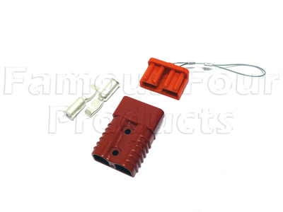 FF003789 - Anderson Connector - Red - FourSport-Off Road