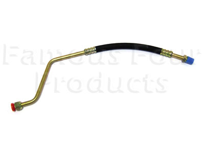 Oil Cooler Pipe - Lower - Land Rover 90/110 and Defender - Cooling & Heating