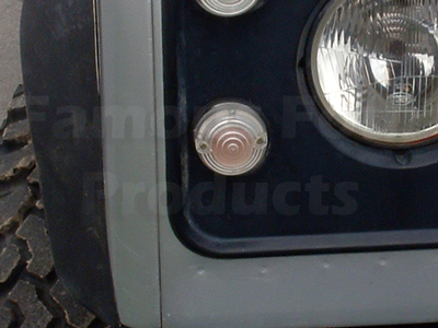 WHITE LIGHT Front Indicator Lamp Conversion Kit - Land Rover 90/110 & Defender (L316) - Lighting