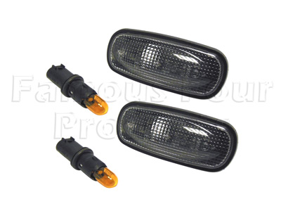 WHITE LIGHT Side Repeater Lens Conversion Kit - Land Rover 90/110 & Defender (L316) - Lighting