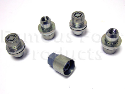 FF003889 - Locking Wheel Nut Kit for 4 Alloy Wheels Only - Range Rover 2010-12 Models