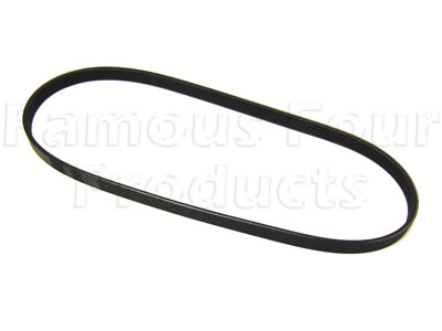 Air Conditioning Drive Belt - Range Rover Third Generation up to 2009 MY (L322) - BMW V8 Petrol Engine