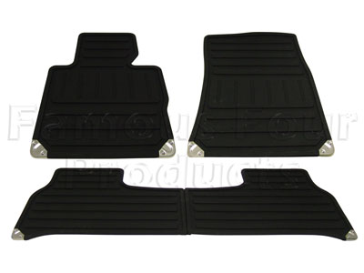 Rubber Footwell Mat Set - Range Rover Third Generation up to 2009 MY (L322) - Accessories