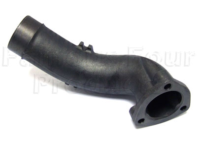 Downpipe from Turbo (Cast Metal) - Land Rover Discovery 1989-94 - Exhaust