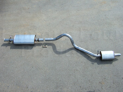 Centre & Rear Silencer Assembly - Land Rover Discovery 1994-98 - Exhaust