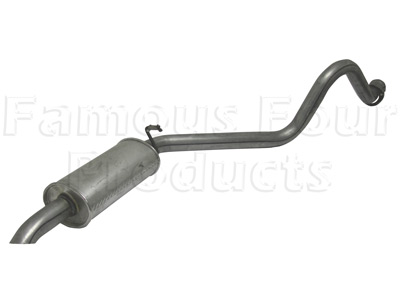 Rear Silencer & Tailpipe - Land Rover Discovery 1990-94 Models - Exhaust