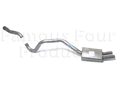 Rear Silencer & Tailpipe - Land Rover Discovery 1990-94 Models - Exhaust