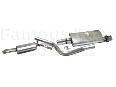 Centre & Rear Silencer Assy. - Land Rover Discovery 1990-94 Models - Exhaust