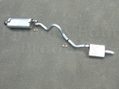 Centre & Rear Silencer Assembly - Land Rover Discovery 1994-98 - Exhaust