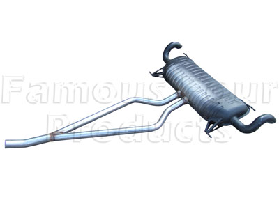 Rear Silencer with Talipipes - Range Rover Third Generation up to 2009 MY (L322) - Exhaust