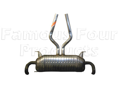 Rear Silencer with Tailpipes - Range Rover Third Generation up to 2009 MY (L322) - Exhaust