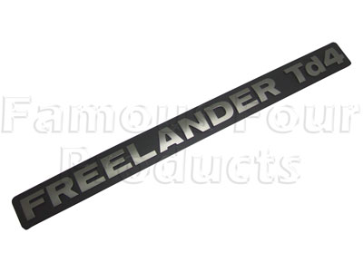 FF004072 - Freelander Td4 Lettering - Land Rover Freelander