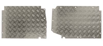 Chequerplate Front Floor Panels - Land Rover 90/110 & Defender (L316) - Off-Road